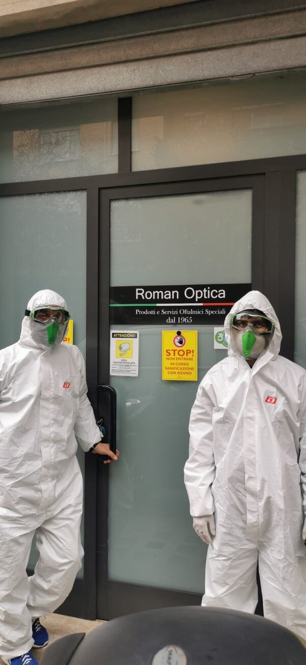 SANIFICAZIONE ALL'OZONO